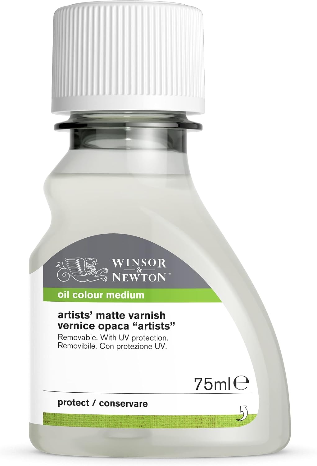 image:imageWinsor amp Newton Professional Artists Gloss Varnish 250ml BottleMatt Varnish