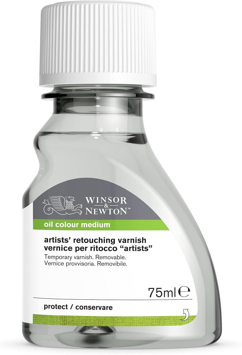image:imageWinsor amp Newton Professional Artists Gloss Varnish 250ml BottleRetouching Varnish