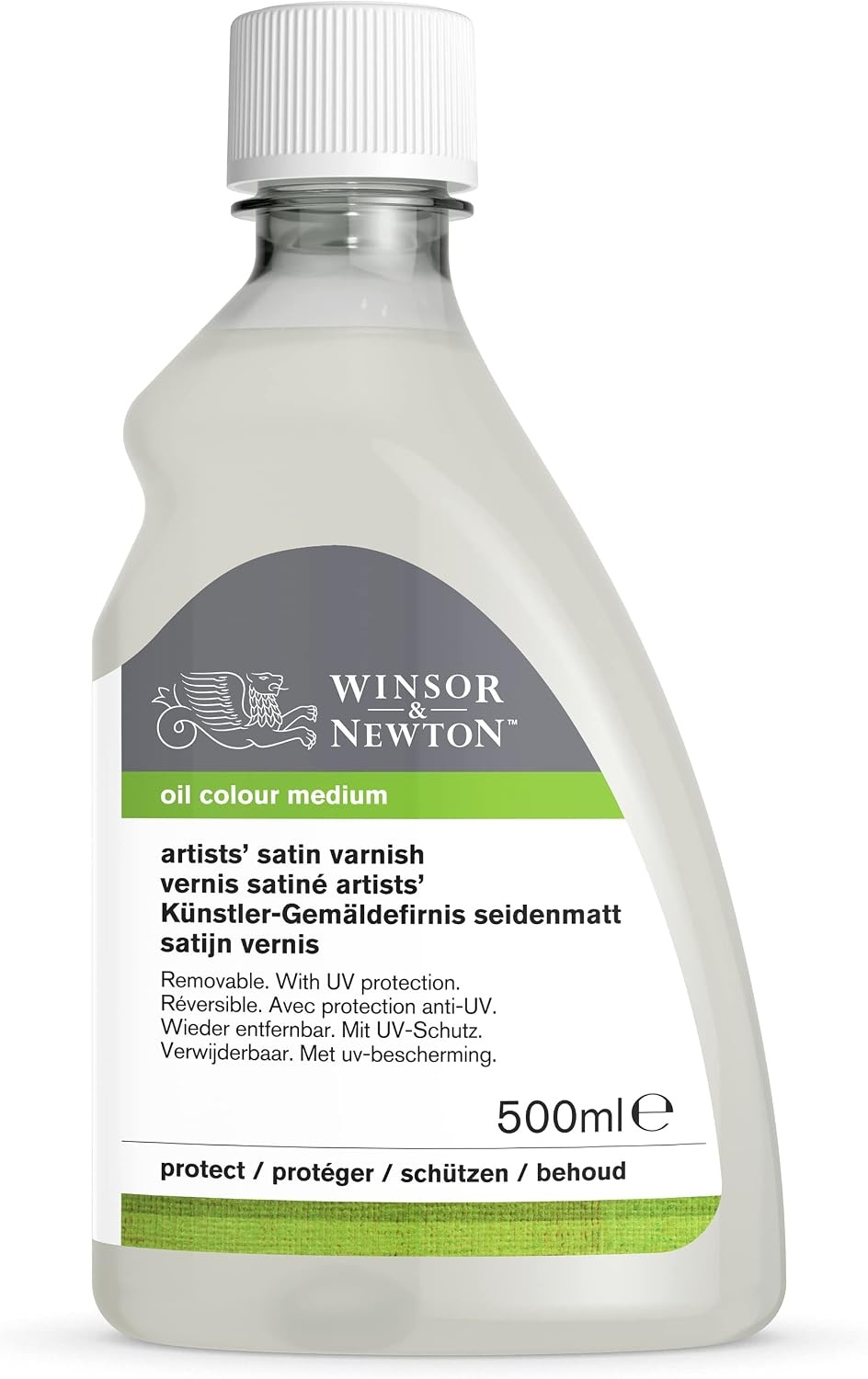image:imageWinsor amp Newton Professional Artists Gloss Varnish 250ml BottleSatin Varnish