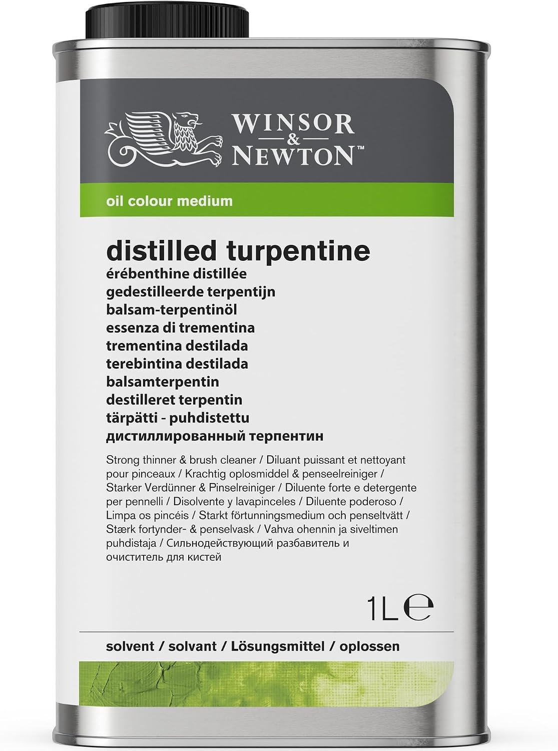 image:imageWinsor amp Newton Sansodor Low Odor Solvent 250ml 84oz BottleDistilled Turpentine