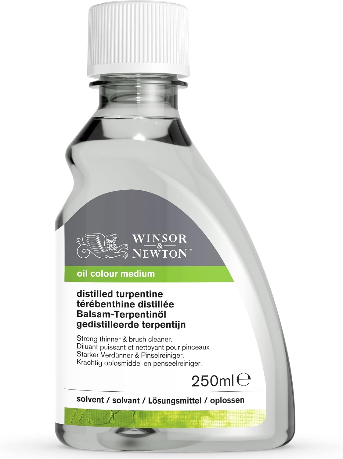 image:imageWinsor amp Newton Sansodor Low Odor Solvent 250ml 84oz BottleDistilled Turpentine