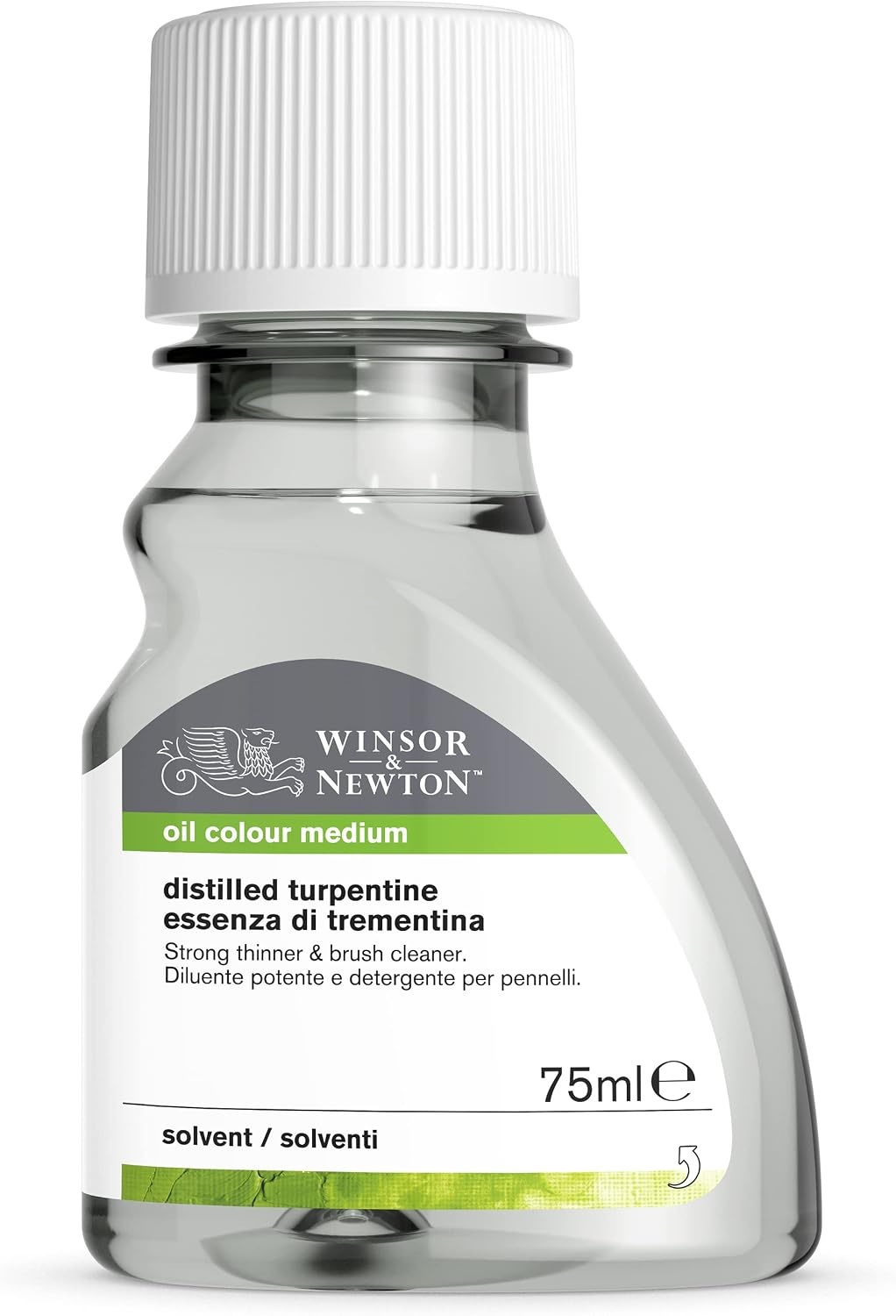image:imageWinsor amp Newton Sansodor Low Odor Solvent 250ml 84oz BottleDistilled Turpentine