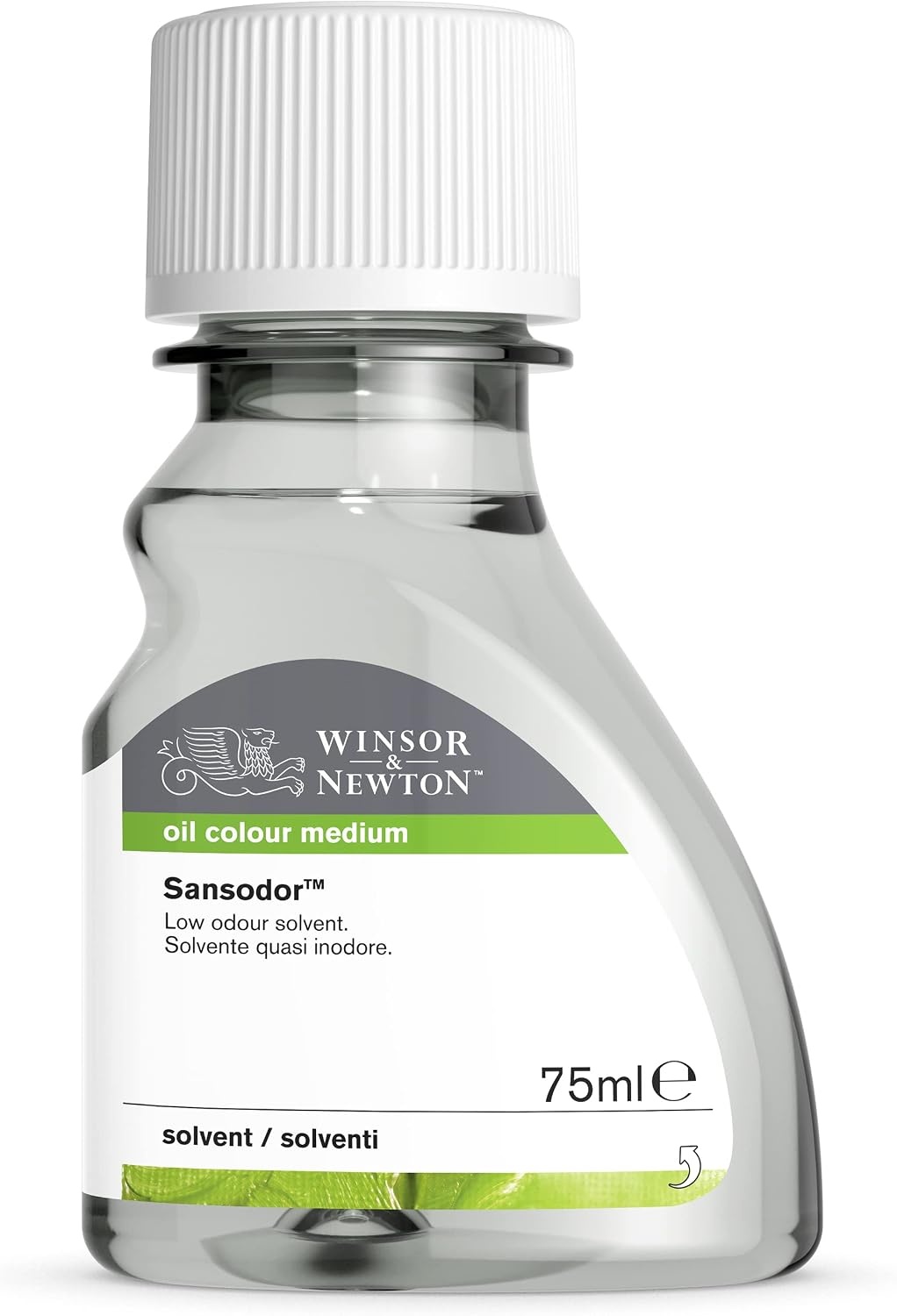 image:imageWinsor amp Newton Sansodor Low Odor Solvent 250ml 84oz BottleSansodor Low Odor Solvent