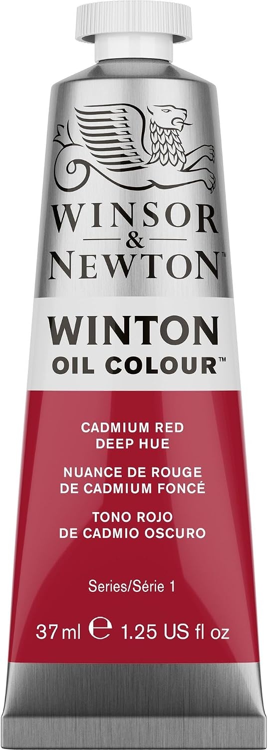 image:imageWinsor amp Newton Winton Oil Color 200ml Tube Titanium WhiteCadmium Red Deep Hue