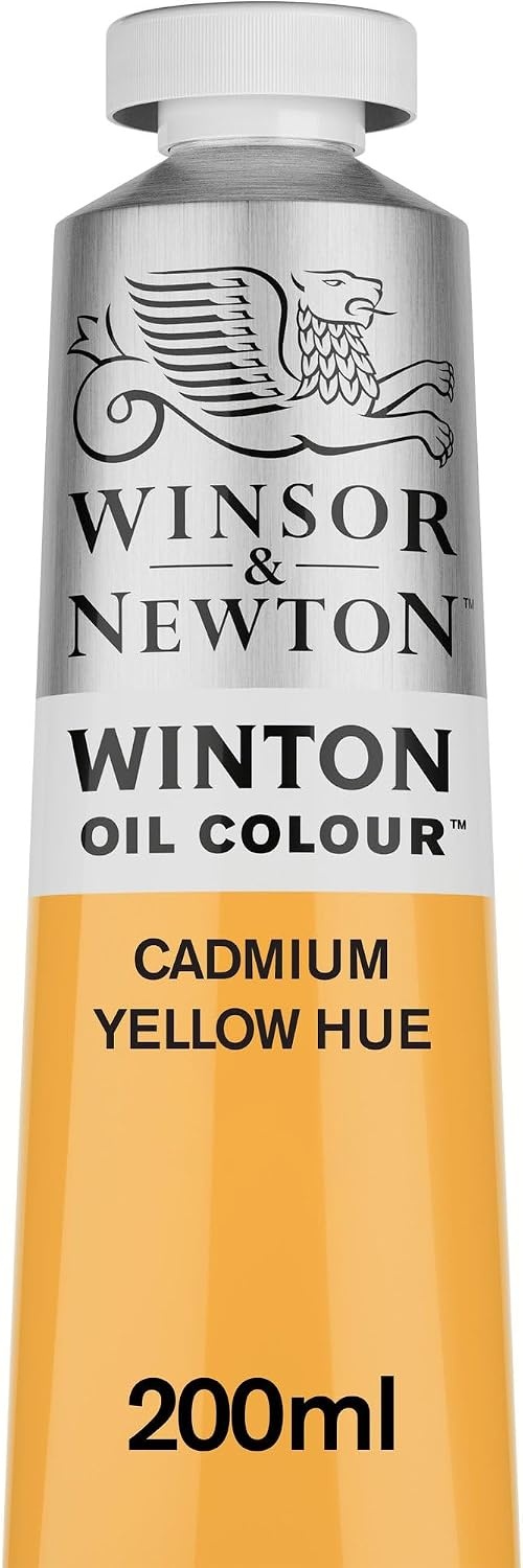 image:imageWinsor amp Newton Winton Oil Color 200ml Tube Titanium WhiteCadmium Yellow Hue