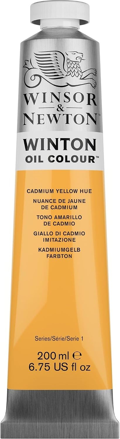image:imageWinsor amp Newton Winton Oil Color 200ml Tube Titanium WhiteCadmium Yellow Hue