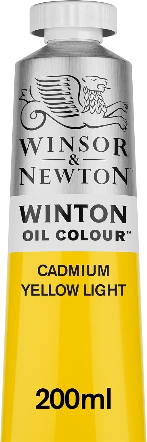 image:imageWinsor amp Newton Winton Oil Color 200ml Tube Titanium WhiteCadmium Yellow Light