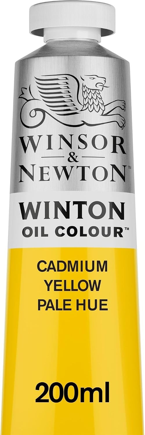 image:imageWinsor amp Newton Winton Oil Color 200ml Tube Titanium WhiteCadmium Yellow Pale Hue