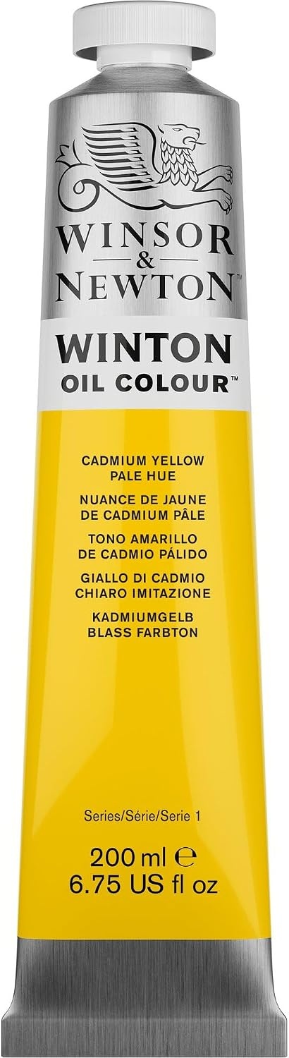 image:imageWinsor amp Newton Winton Oil Color 200ml Tube Titanium WhiteCadmium Yellow Pale Hue