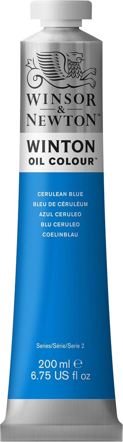 image:imageWinsor amp Newton Winton Oil Color 200ml Tube Titanium WhiteCerulean Blue