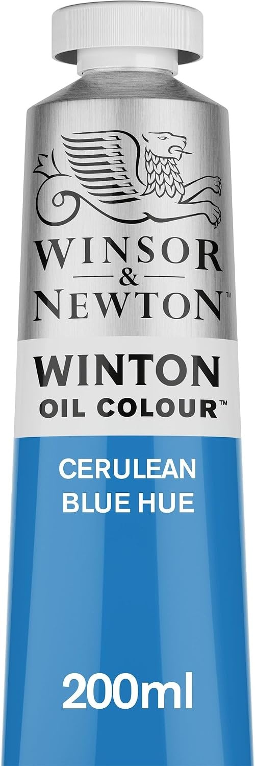 image:imageWinsor amp Newton Winton Oil Color 200ml Tube Titanium WhiteCerulean Blue Hue