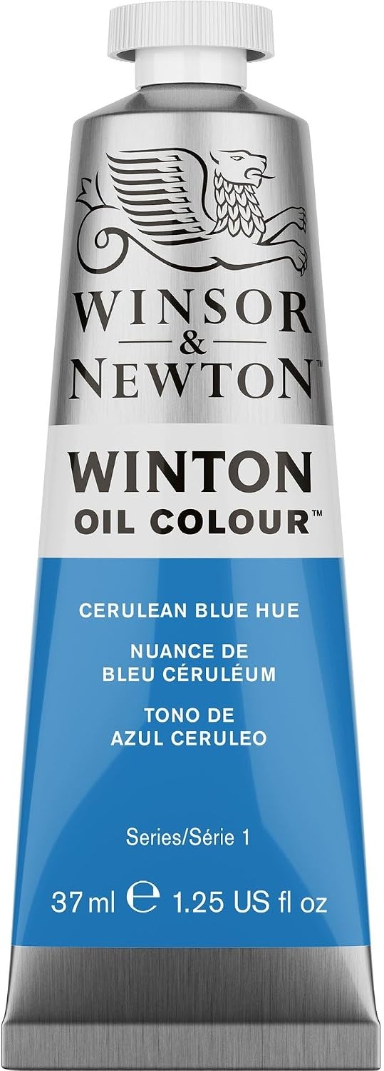 image:imageWinsor amp Newton Winton Oil Color 200ml Tube Titanium WhiteCerulean Blue Hue