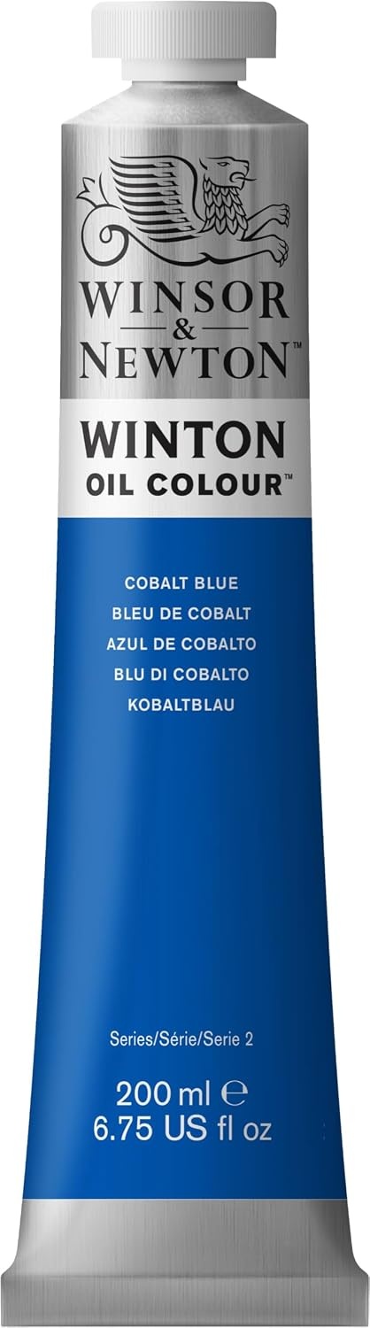 image:imageWinsor amp Newton Winton Oil Color 200ml Tube Titanium WhiteCobalt Blue