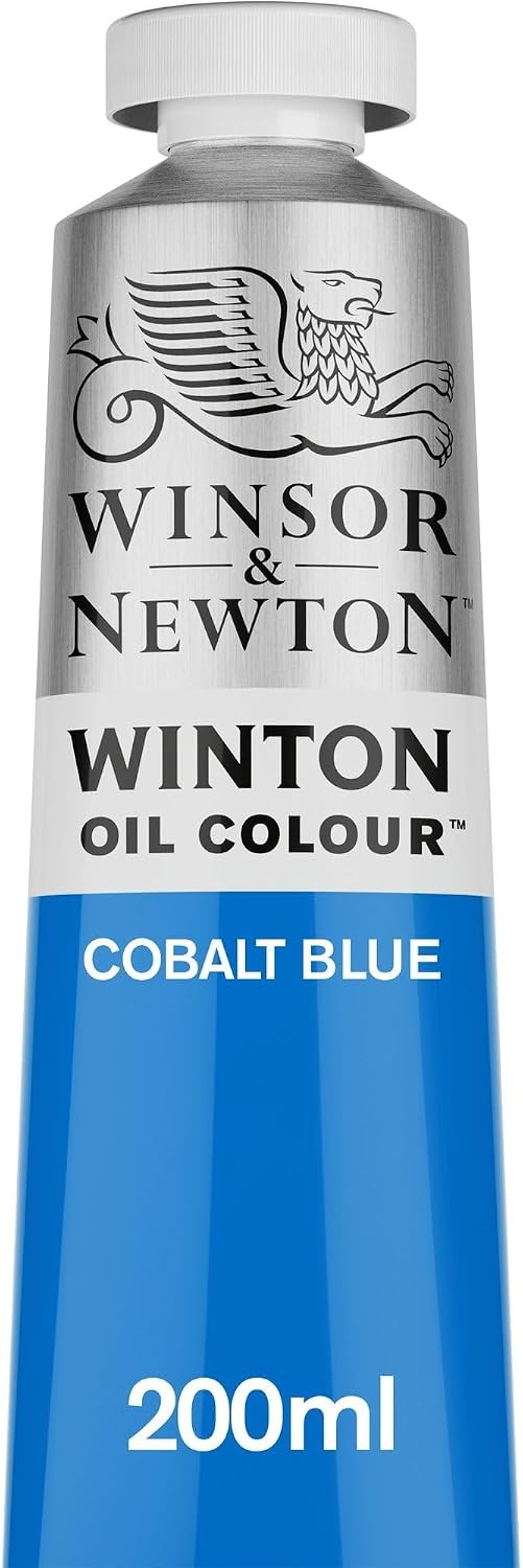 image:imageWinsor amp Newton Winton Oil Color 200ml Tube Titanium WhiteCobalt Blue