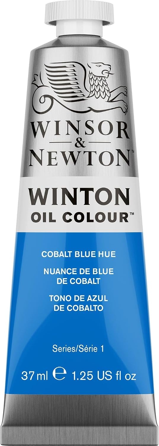 image:imageWinsor amp Newton Winton Oil Color 200ml Tube Titanium WhiteCobalt Blue Hue