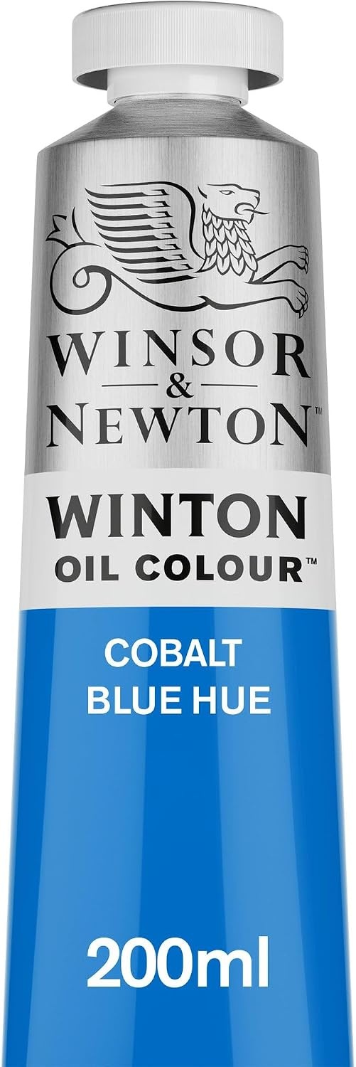 image:imageWinsor amp Newton Winton Oil Color 200ml Tube Titanium WhiteCobalt Blue Hue
