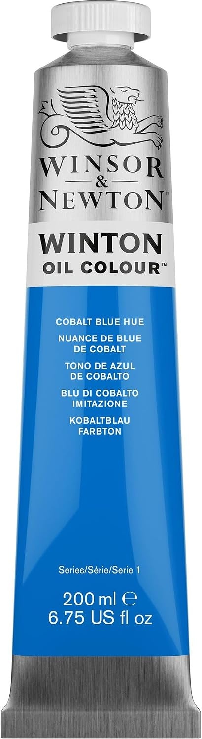 image:imageWinsor amp Newton Winton Oil Color 200ml Tube Titanium WhiteCobalt Blue Hue