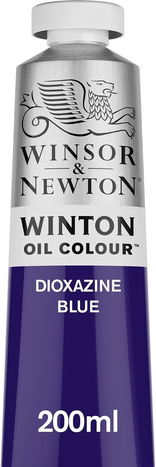 image:imageWinsor amp Newton Winton Oil Color 200ml Tube Titanium WhiteDioxazine Blue