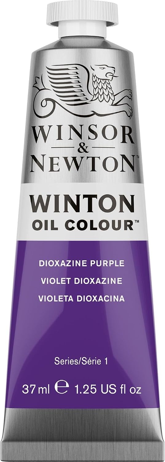 image:imageWinsor amp Newton Winton Oil Color 200ml Tube Titanium WhiteDioxazine Purple