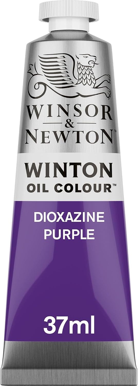 image:imageWinsor amp Newton Winton Oil Color 200ml Tube Titanium WhiteDioxazine Purple