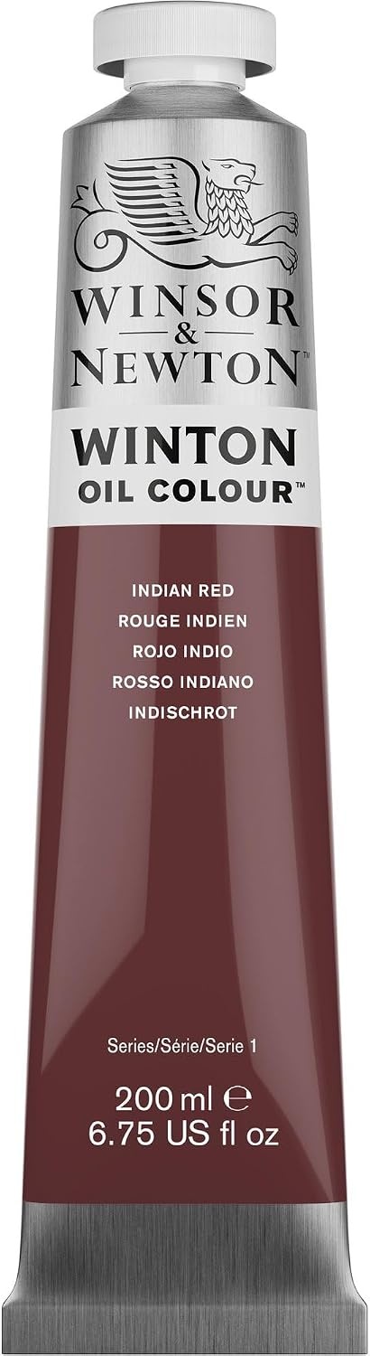 image:imageWinsor amp Newton Winton Oil Color 200ml Tube Titanium WhiteIndian Red
