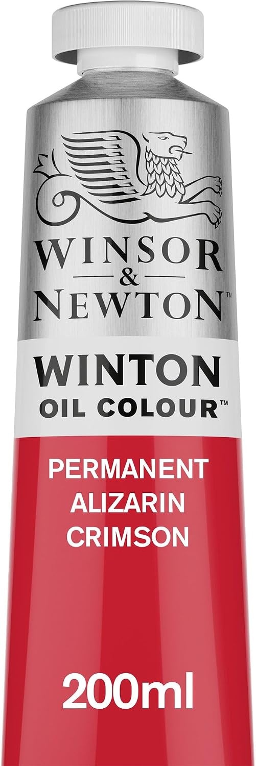 image:imageWinsor amp Newton Winton Oil Color 200ml Tube Titanium WhitePermanent Alizarin Crimson