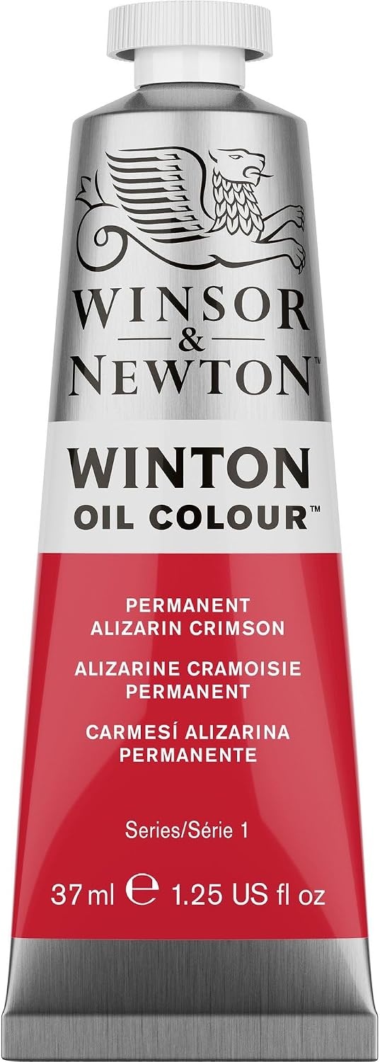 image:imageWinsor amp Newton Winton Oil Color 200ml Tube Titanium WhitePermanent Alizarin Crimson