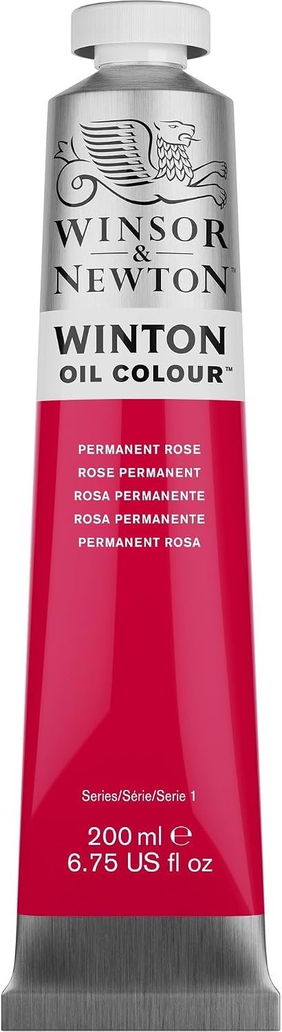 image:imageWinsor amp Newton Winton Oil Color 200ml Tube Titanium WhitePermanent Rose