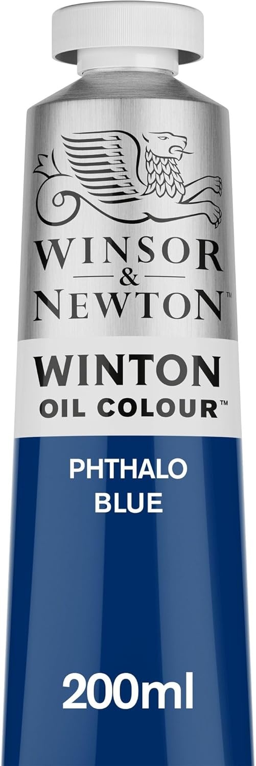 image:imageWinsor amp Newton Winton Oil Color 200ml Tube Titanium WhitePhthalo Blue