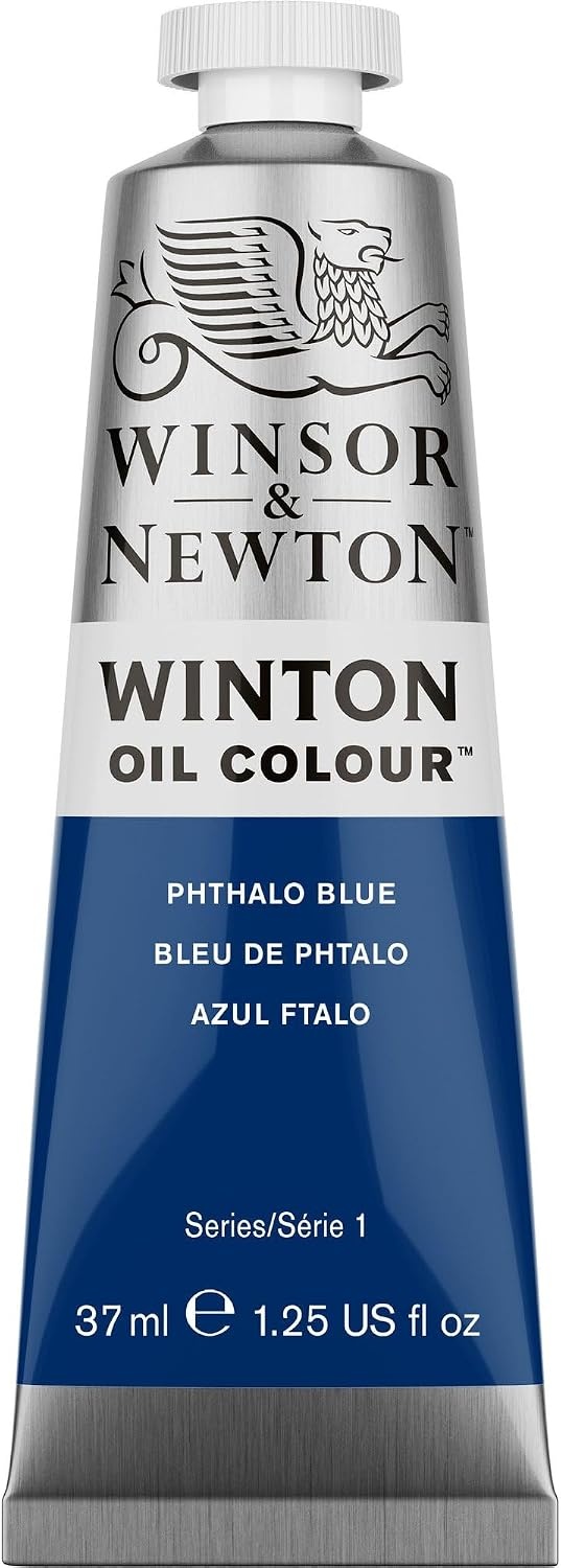 image:imageWinsor amp Newton Winton Oil Color 200ml Tube Titanium WhitePhthalo Blue