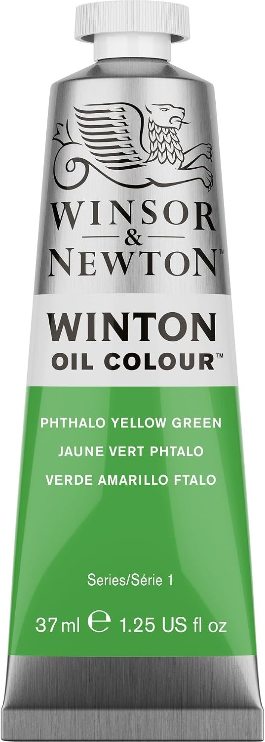 image:imageWinsor amp Newton Winton Oil Color 200ml Tube Titanium WhitePhthalo Yellow Green