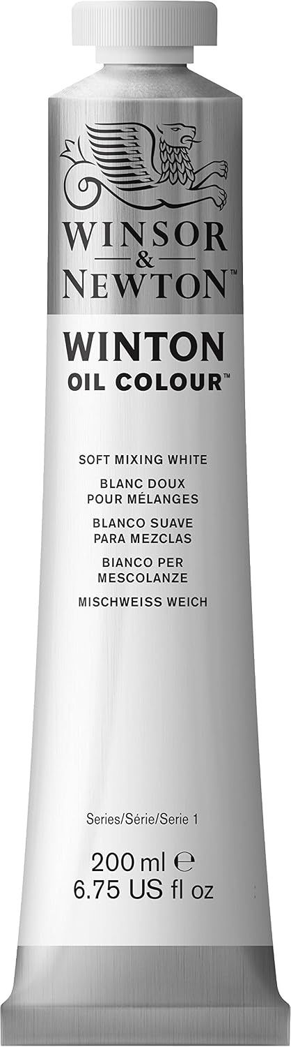 image:imageWinsor amp Newton Winton Oil Color 200ml Tube Titanium WhiteSoft Mixing White
