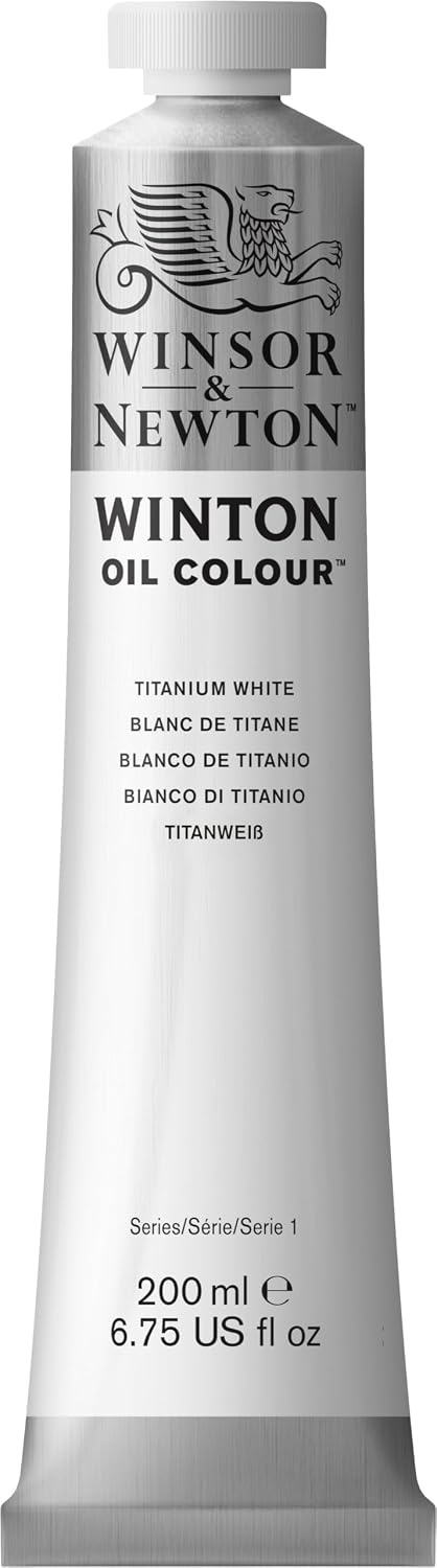 image:imageWinsor amp Newton Winton Oil Color 200ml Tube Titanium WhiteTitanium White