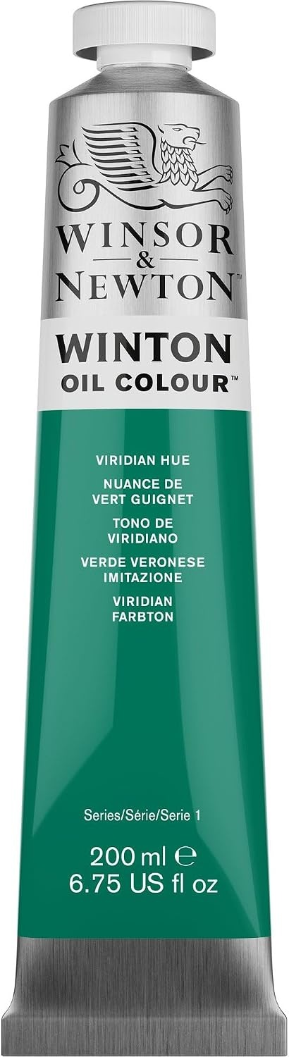 image:imageWinsor amp Newton Winton Oil Color 200ml Tube Titanium WhiteViridian Hue