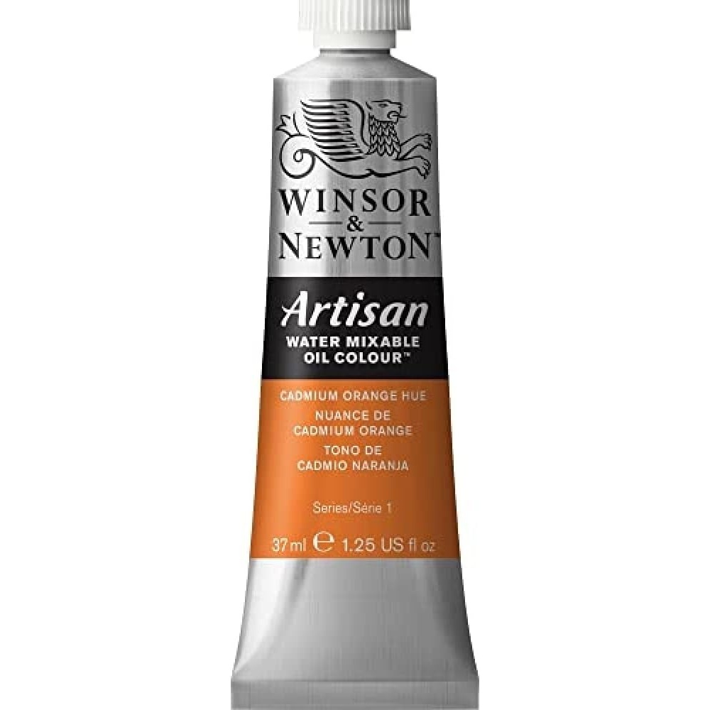 image:imageWinsor amp Newton Artisan Water Mixable Oil Colour 125oz 37ml MagentaCadmium Orange Hue