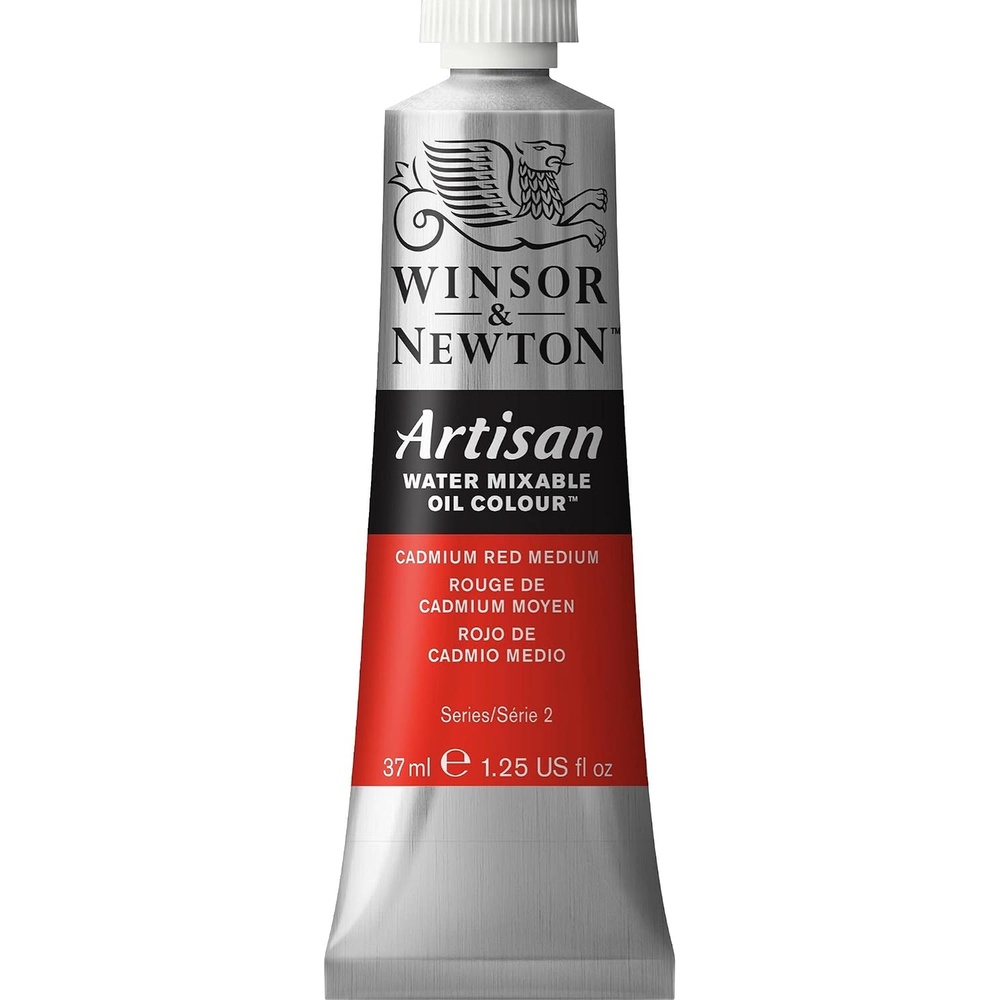 image:imageWinsor amp Newton Artisan Water Mixable Oil Colour 125oz 37ml MagentaCadmium Red Medium