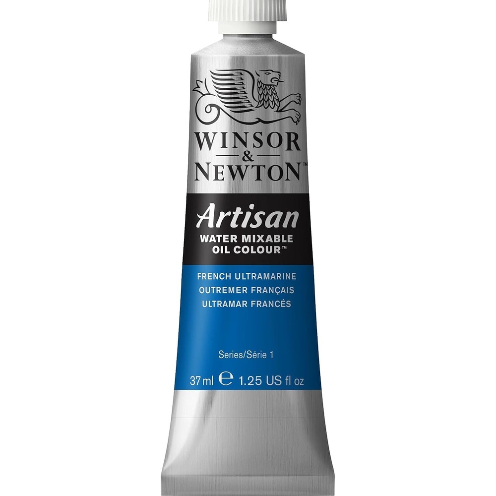 image:imageWinsor amp Newton Artisan Water Mixable Oil Colour 125oz 37ml MagentaFrench Ultramarine