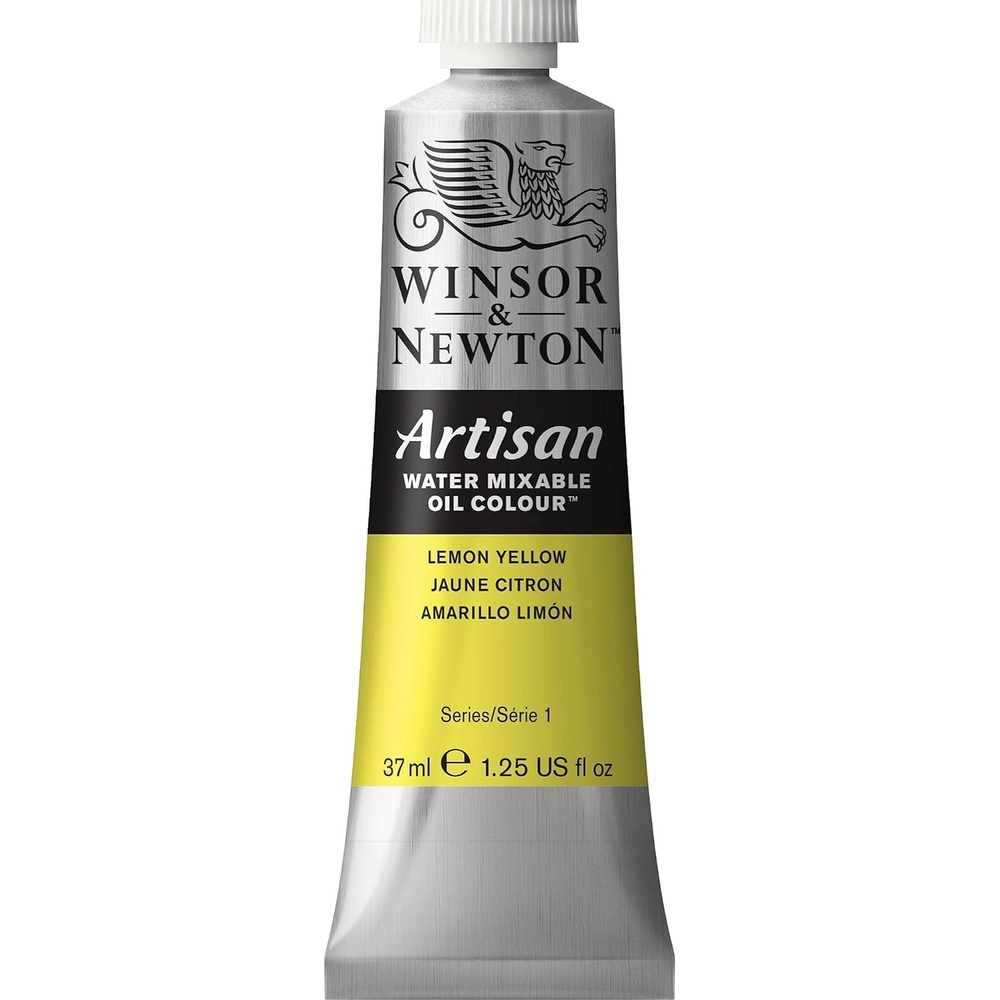 image:imageWinsor amp Newton Artisan Water Mixable Oil Colour 125oz 37ml MagentaLemon Yellow