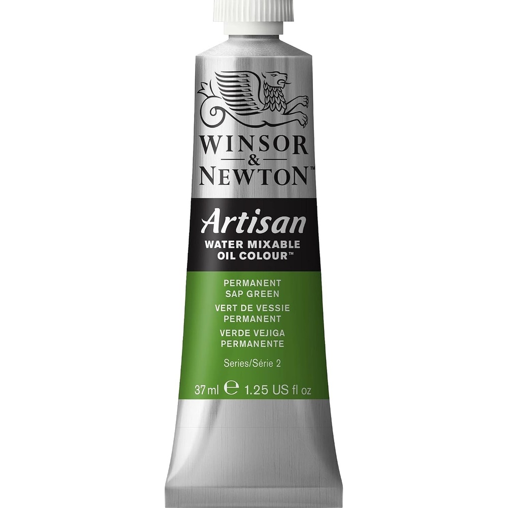 image:imageWinsor amp Newton Artisan Water Mixable Oil Colour 125oz 37ml MagentaPermanent Sap Green