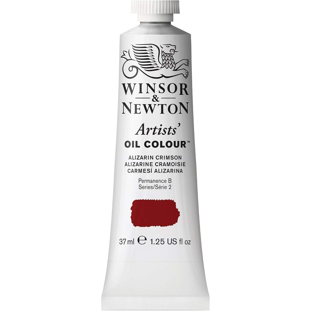 image:imageWinsor amp Newton Artists Oil Paint 37ml Tube Burnt SiennaAlizarin Crimson