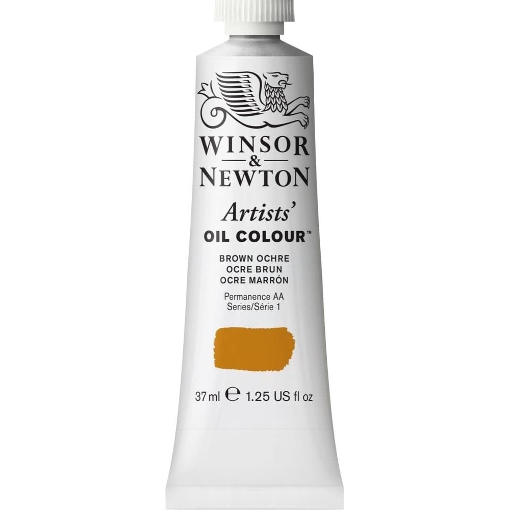 image:imageWinsor amp Newton Artists Oil Paint 37ml Tube Burnt SiennaBrown Ochre
