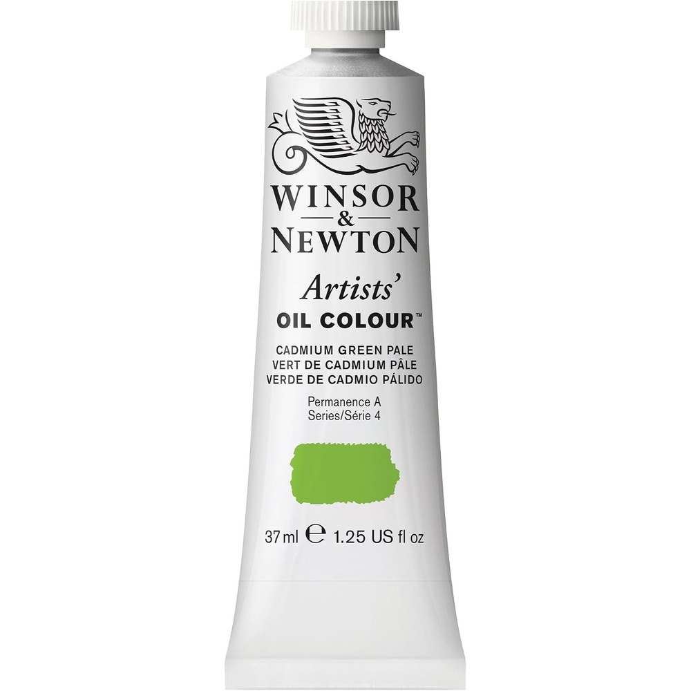 image:imageWinsor amp Newton Artists Oil Paint 37ml Tube Burnt SiennaCadmium Green Pale