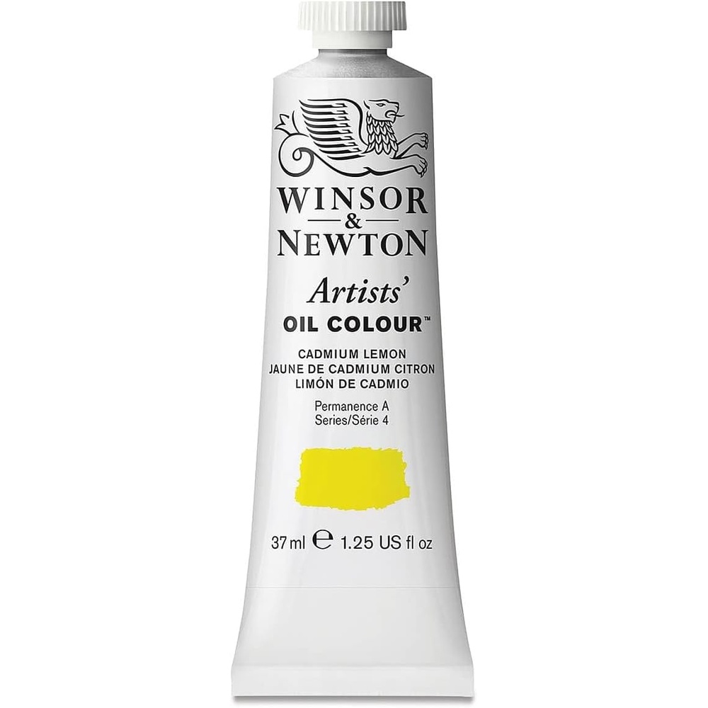 image:imageWinsor amp Newton Artists Oil Paint 37ml Tube Burnt SiennaCadmium Lemon