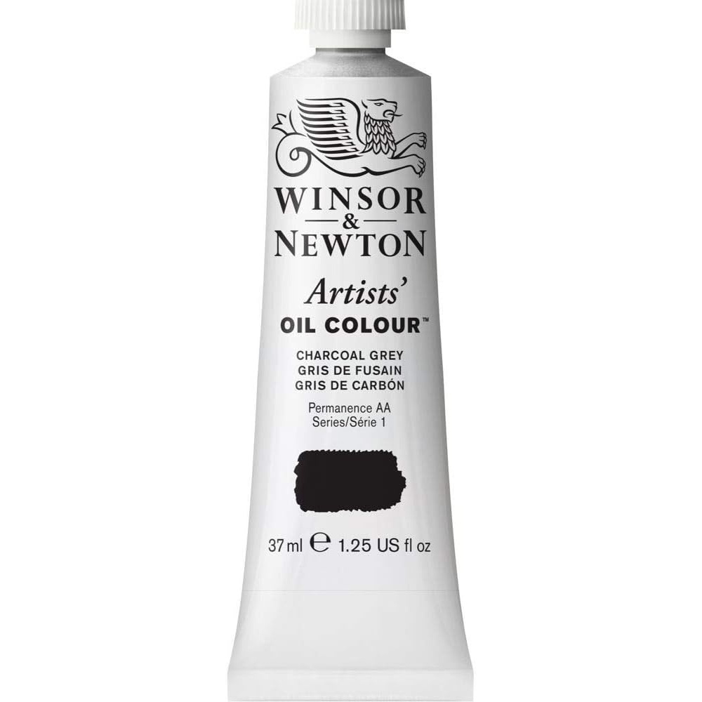 image:imageWinsor amp Newton Artists Oil Paint 37ml Tube Burnt SiennaCharcoal Grey