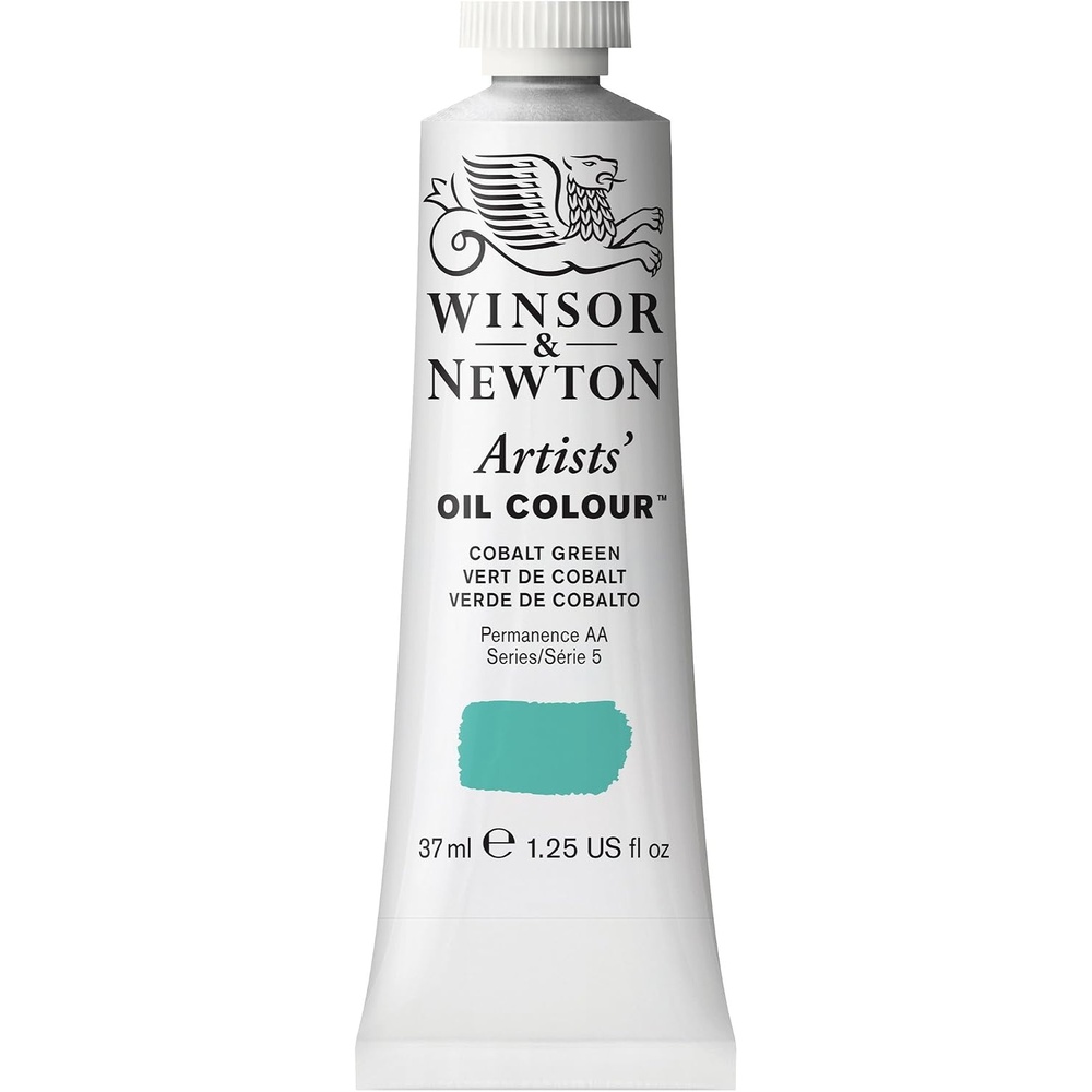 image:imageWinsor amp Newton Artists Oil Paint 37ml Tube Burnt SiennaCobalt Green