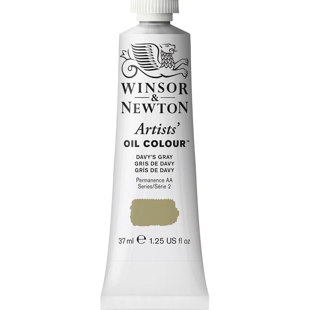image:imageWinsor amp Newton Artists Oil Paint 37ml Tube Burnt SiennaDavys Gray