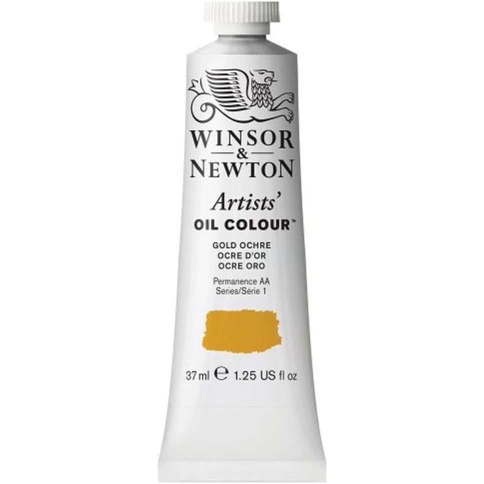 image:imageWinsor amp Newton Artists Oil Paint 37ml Tube Burnt SiennaGold Ochre
