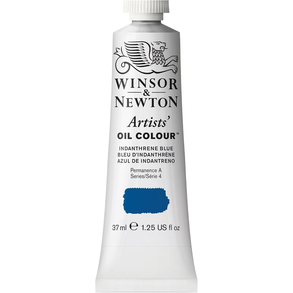 image:imageWinsor amp Newton Artists Oil Paint 37ml Tube Burnt SiennaIndanthrene Blue
