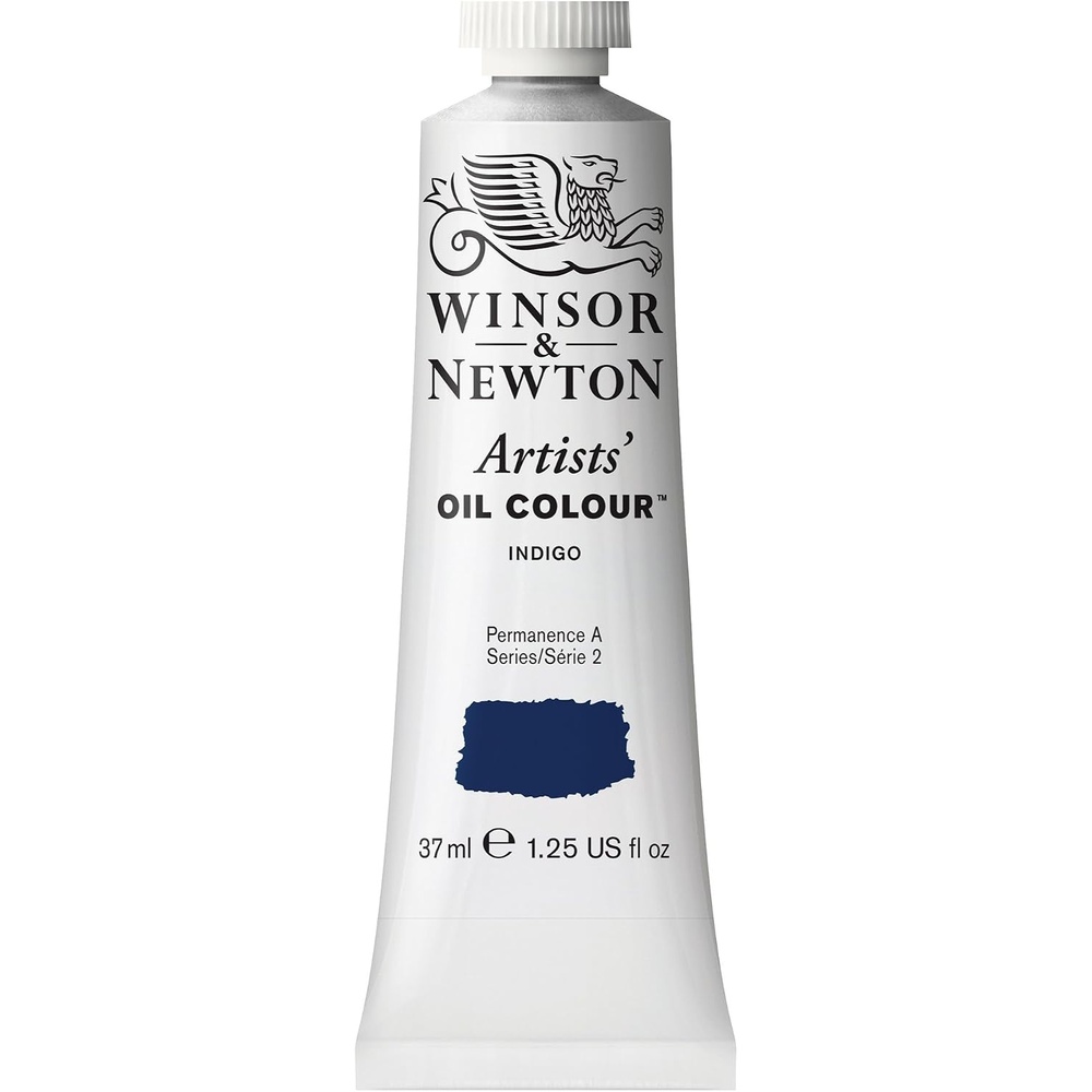 image:imageWinsor amp Newton Artists Oil Paint 37ml Tube Burnt SiennaIndigo