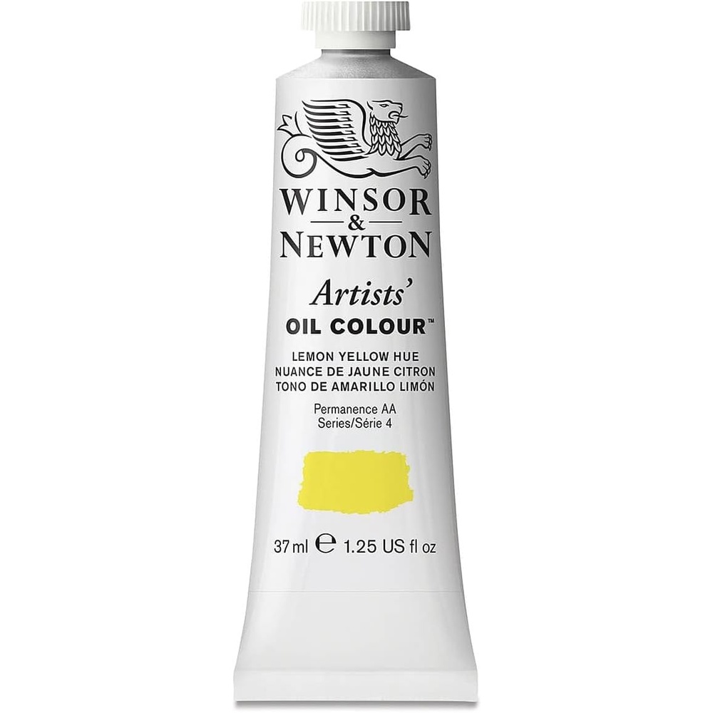 image:imageWinsor amp Newton Artists Oil Paint 37ml Tube Burnt SiennaLemon Yellow Hue